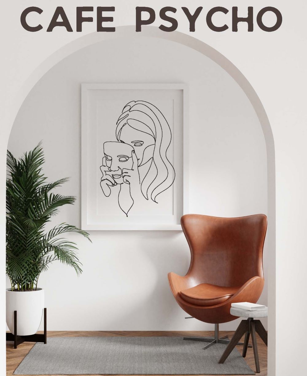 Fauteuil plante et tableau dans une pièce